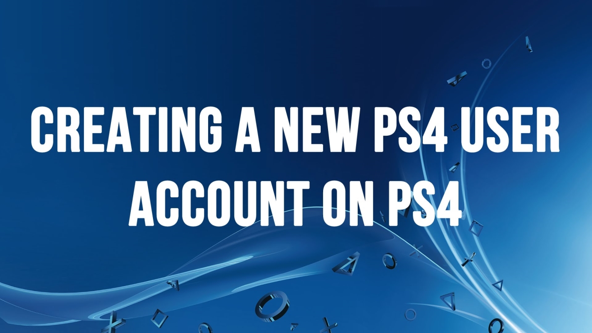 Create PS4 Account