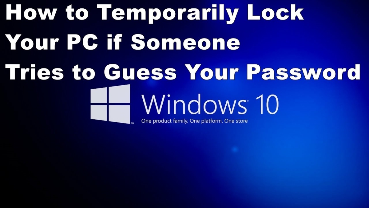 How to Temporarily Lock Your PC