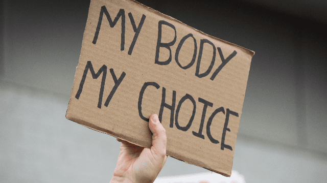 woman her right to choose what she does with her body